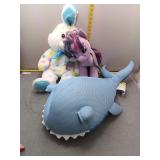 Plush Toy Bundle: Shark, My Little Pony, & Bunny