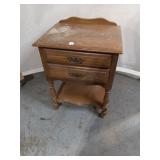Vintage Wooden Nightstand