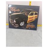 Ford Woody Metal Sign