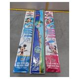 3 Disney Character Kites Lot