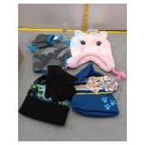 Bundle of Kid's Winter Hats and Gloves