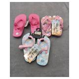 Toddler Girls' Flip Flop Lot