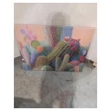 Cactus Floral Canvas Wall Art