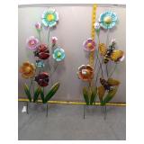 2 Garden Metal Stake Collection