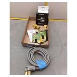 Assorted Gear: Polaroid Case, Biners, Phone Charge