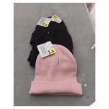 Ladies' Cuffed Beanie Hats - Bundle Lot