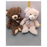 Adorable Plush Teddy Bear Duo