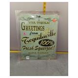 Tequilaville Metal Sign