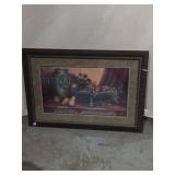 Still Life Fruit Print in Decorative Frame