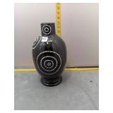 Black and White Dotted Decorative Vase
