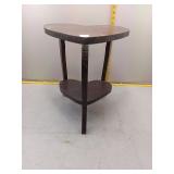 Vintage Heart-Shaped Wooden Side Table