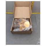 Gold-toned Metal Fan Blades and Hardware Set