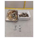 Vintage Jewelry & Ford Emblems Lot