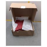 Red Felt Wall Panels Set