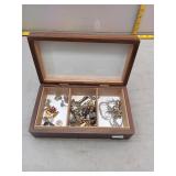 Vintage Jewelry Box & Jewelry Lot