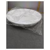 New 19-Inch White Saucer