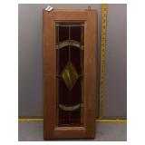 Vintage Stained Glass Panel