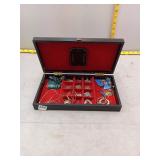 Vintage Jewelry Collection in Decorative Box