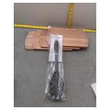 4 Wooden Cutting Boards & Cuisinart Solid Spoon Lo