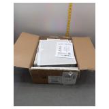 White LED Nightstand with Outlets