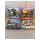 Four Landscape Jigsaw Puzzles