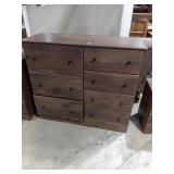 Wooden Dresser with 7 Drawers