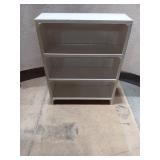 White 3-Shelf Bookcase