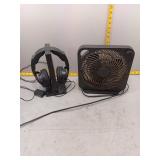 Headphones & Personal Fan Lot