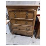 Wood Chest of Drawers