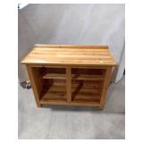 Solid Wood Cabinet with Shelves