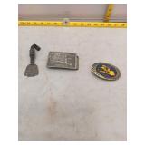 Construction Equipment Belt Buckles & Tag
