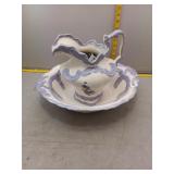 Vinrage Ceramic Pitcher and Bowl Set