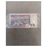 S. Tomï¿½ & Prï¿½ncipe 5,000 Dobras Banknotes