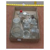 Mixed Glass Apothecary Bottle and Jar Lot