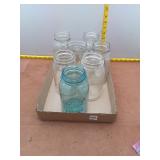 Ball Mason Jars (Aqua & Clear)