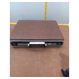 Brown Hard Shell Attache Case with Combination