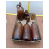 Amber Glass Bottles, Clorox & Purex Collection