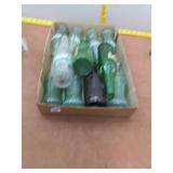 Large Lot of Assorted Glass Soda Bottles -