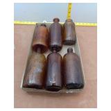 Amber Glass Apothecary Bottles