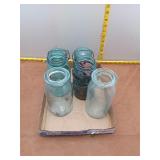 Aqua Ball Mason Jars & Clear Glass Jars