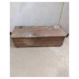 Large Primitive Wooden Storage Chest