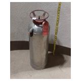 24" Stainless Steel Fire Extinguisher Shell