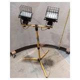 Adjustable Dual-Head Halogen Tripod Work Light