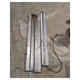 Set of 3 Industrial Fluorescent Shop Light