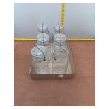 Set of 6 Ball Ideal Clear Glass Mason Jars