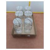 Lot of 6 Ball Ideal and Eclipse Glass