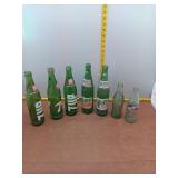7Up, Mountain Dew & Coca-Cola Bottles