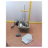 Zen Tabletop Water Fountain with Wind Chimes