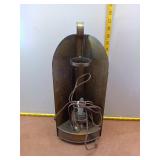 Vintage Aged Brass Electric Wall Sconce Lamp