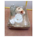 Assorted Decorative & Household Glassware Lot - 8+